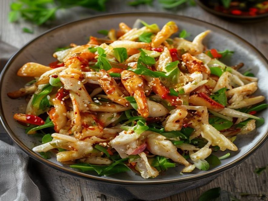 Miso Chicken Crunch Salad